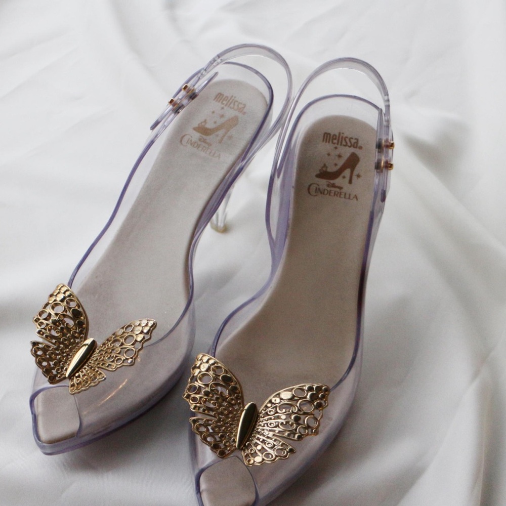 RARE Melissa Lady Dragon and Disney CINDERELLA glass slippers